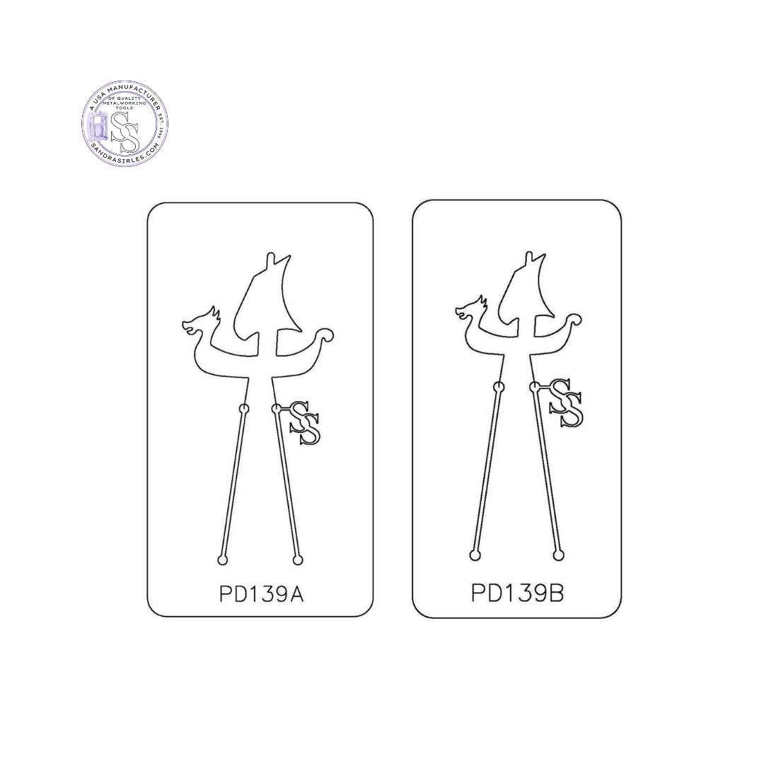 PANCAKE DIE PD139 VIKING SHIP